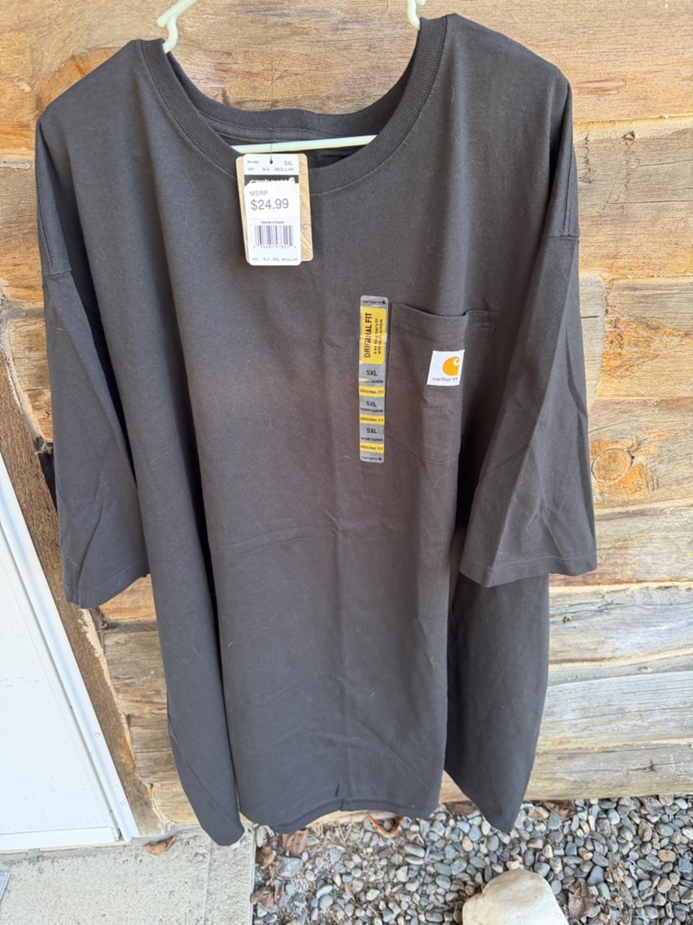 Carhartt Men’s Black Short-Sleeve Pocket Tee